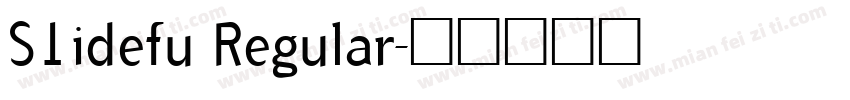 S1idefu Regular字体转换